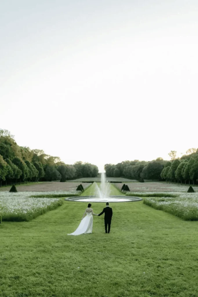 wedding chateau de champlatreux