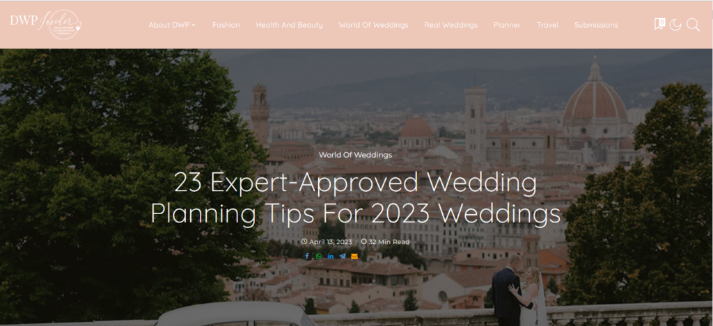 dwp insider wedding trends cassia thomas