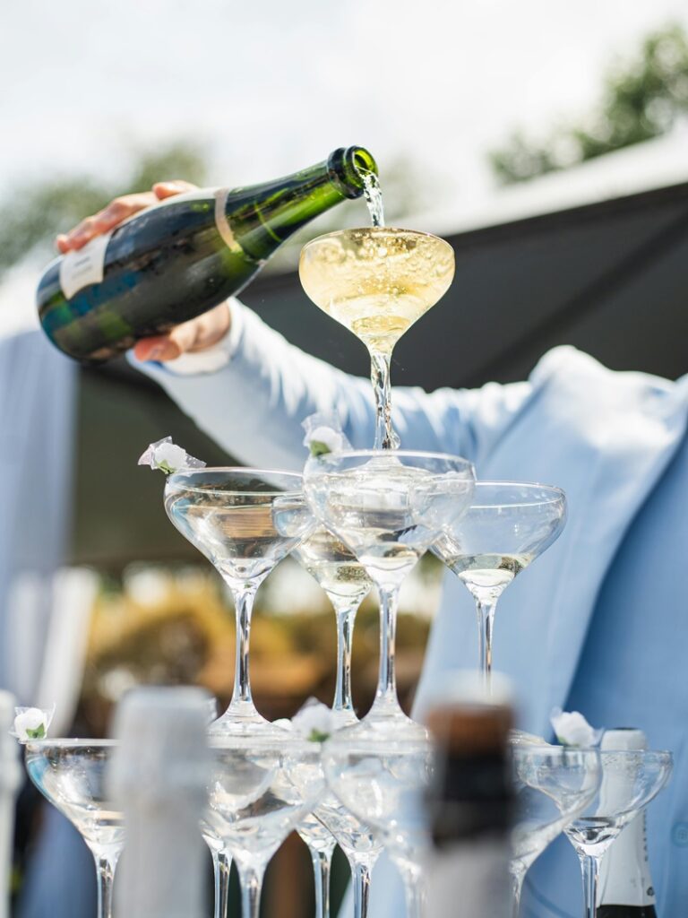 champagne tower