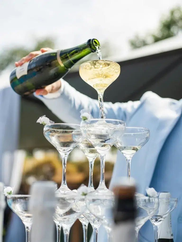 champagne tower