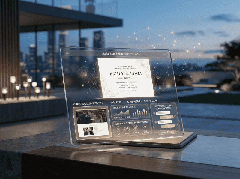 wedding trends 2027 smart guest management