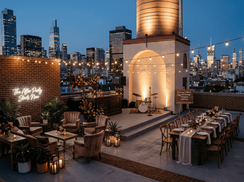 wedding trends 2027 urban rooftops